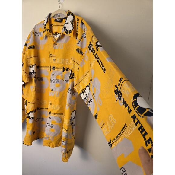 Wu -Wear Shirt Size 2XL Wu-Tang 90’s Vintage Rare Rza Raekwon Button Down EUC - Picture 2 of 10